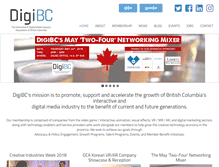 Tablet Screenshot of digibc.org